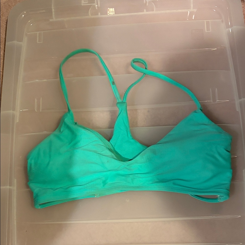 Vibrant Teal Bikini Top